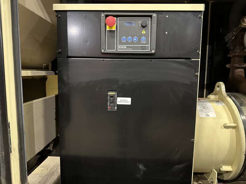 Used Kohler 125REZG Natural Gas / Propane Generator, 265 Hrs, EPA Certified