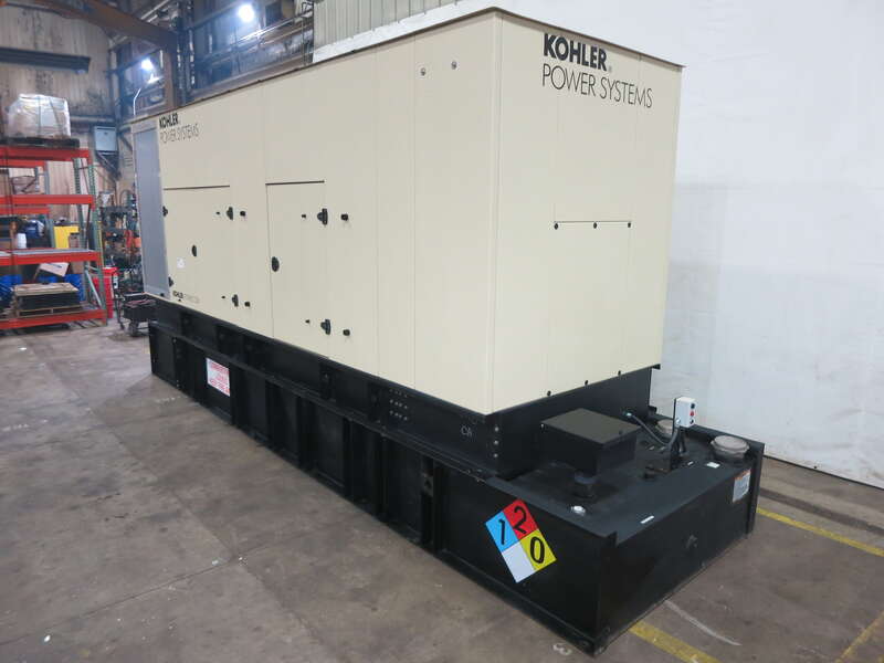 Used Kohler 600REOZVB TWD1643GE Diesel Generator, 140 Hrs, EPA Tier 2