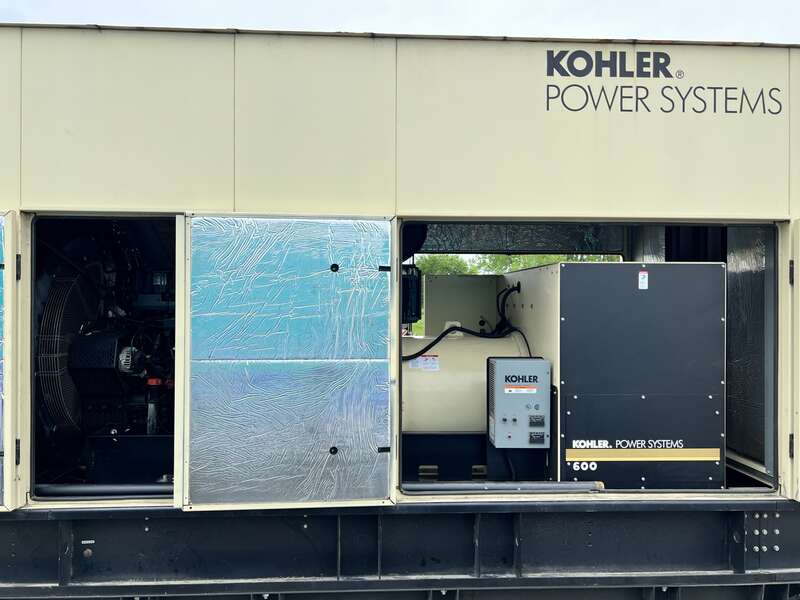 Used Kohler 600REOZVB TWD1643GE Diesel Generator, 140 Hrs, EPA Tier 2