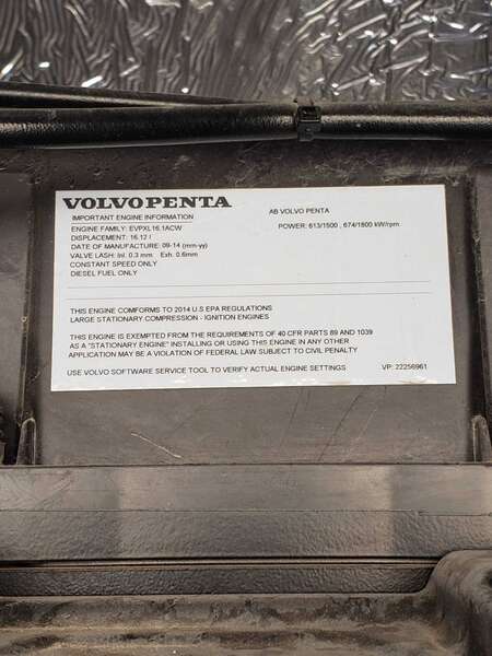 Used Kohler 600REOZVB TWD1643GE Diesel Generator, 140 Hrs, EPA Tier 2