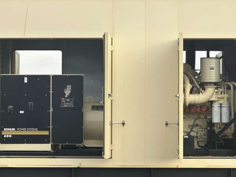 Used Kohler 800REOZDE Diesel Generator, 285 Hrs, EPA Tier 2