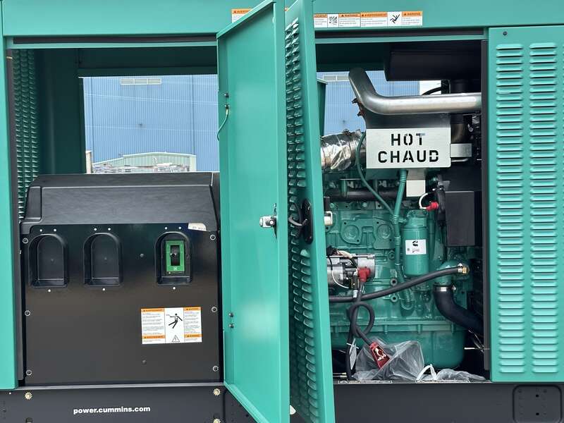 New Cummins C100D6C QSB5-G13 Diesel Generator, EPA Tier 3 - Single Phase