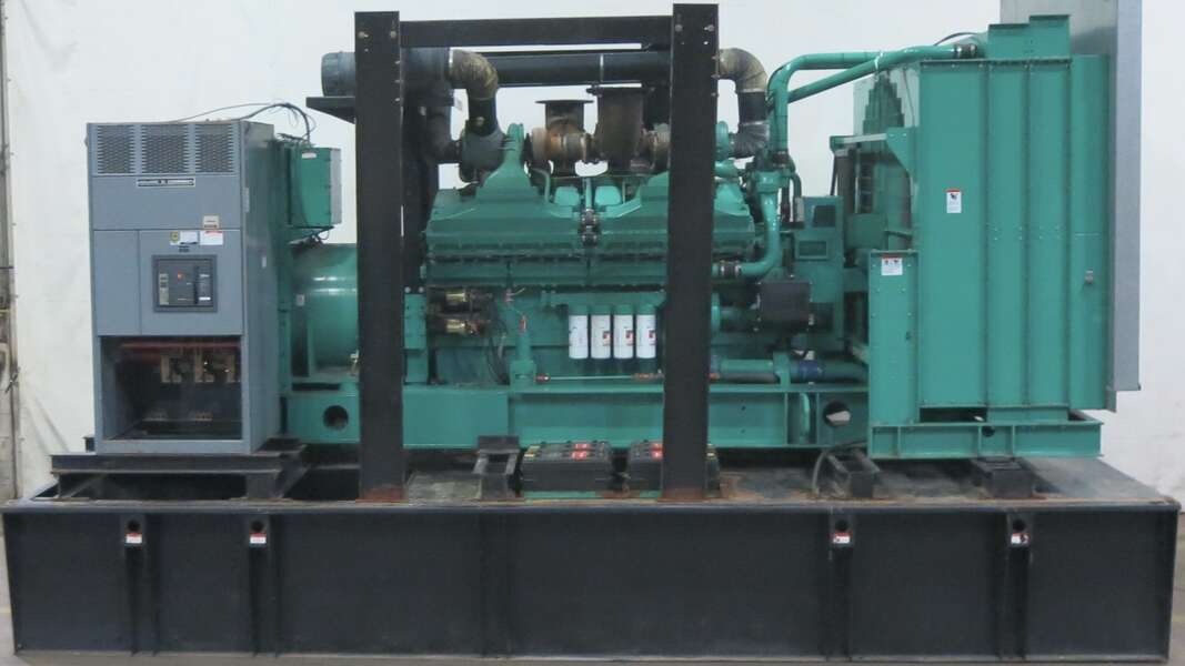 Used Cummins DQKB QSK60-G6 Diesel Generator 253 Hrs