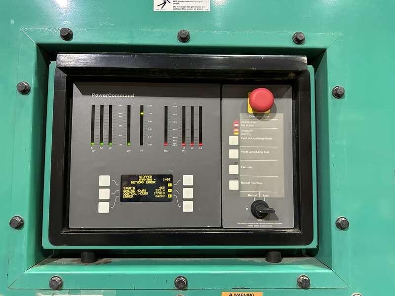 Used Cummins DQKB QSK60-G6 Diesel Generator 253 Hrs