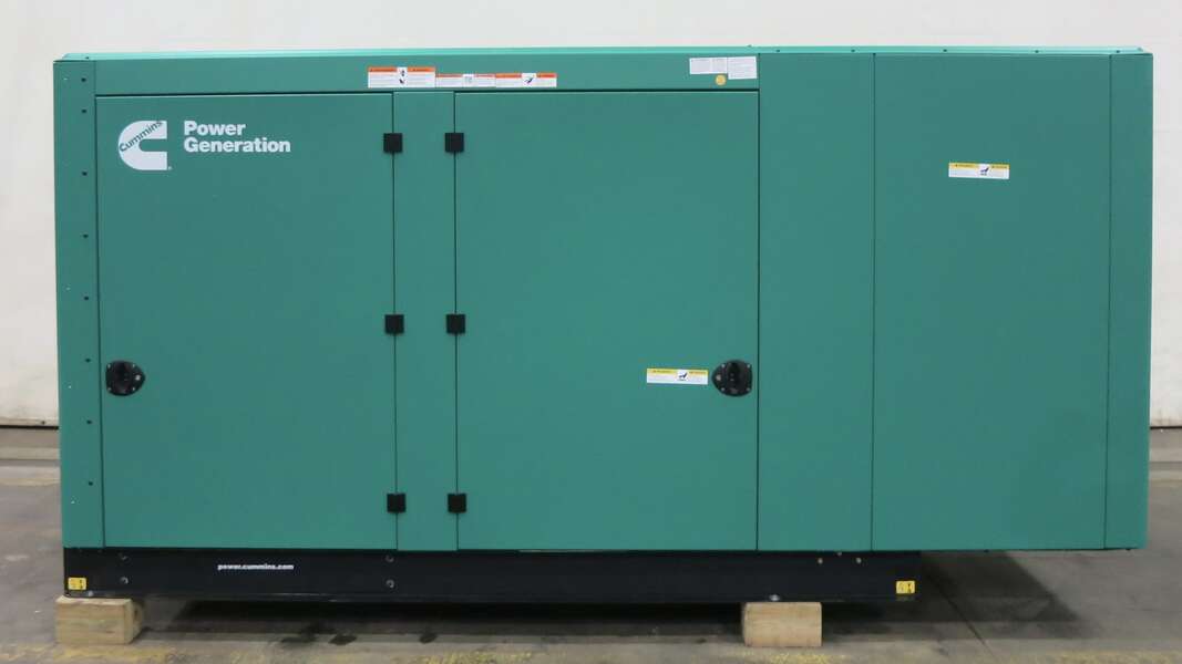 New Cummins C150N6 QSJ8.9G Natural Gas / Propane Generator, EPA Certified