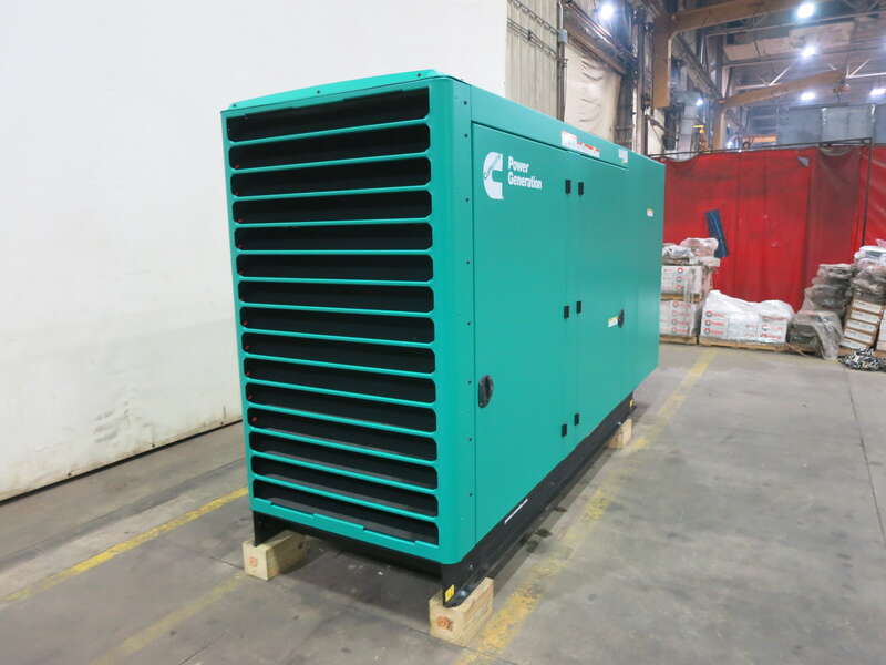 New Cummins C150N6 QSJ8.9G Natural Gas / Propane Generator, EPA Certified