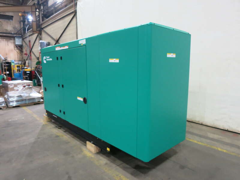 New Cummins C150N6 QSJ8.9G Natural Gas / Propane Generator, EPA Certified