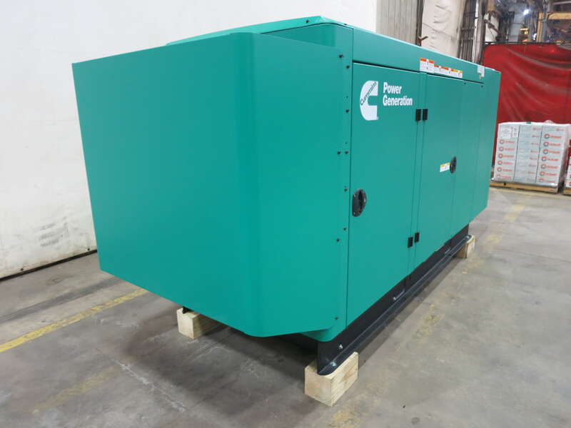 New Cummins C100N6 QSJ8.9G Natural Gas / Propane Generator, EPA Certified 1 or 3 Phase