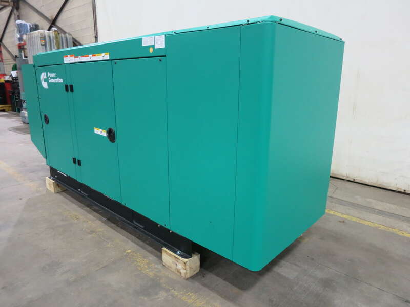 New Cummins C100N6 QSJ8.9G Natural Gas / Propane Generator, EPA Certified 1 or 3 Phase