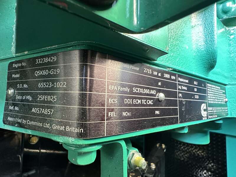 New Cummins DQKAN Diesel Generator, EPA Tier 2