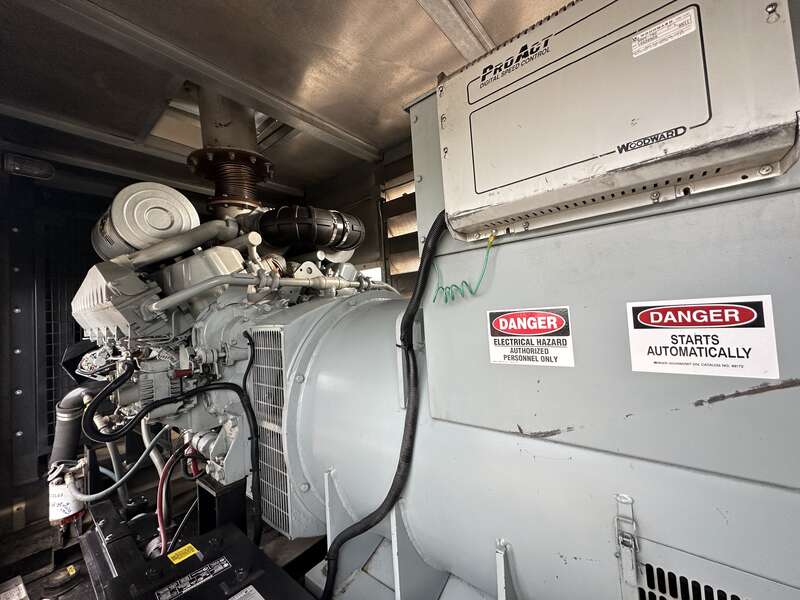 Used Baldor  IDLC825-M Diesel Generator, 1716 Hrs