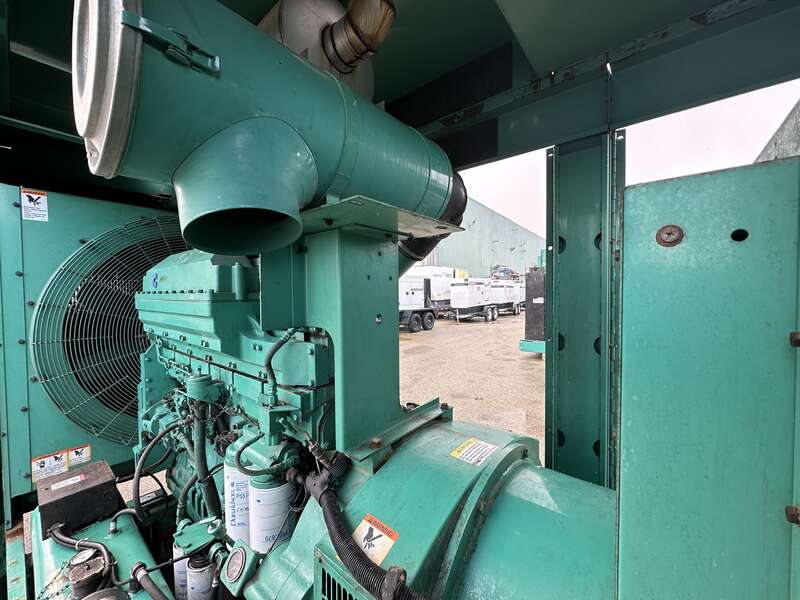 Used Cummins DFEC KTA19-G3 Diesel Generator, 1513 Hrs