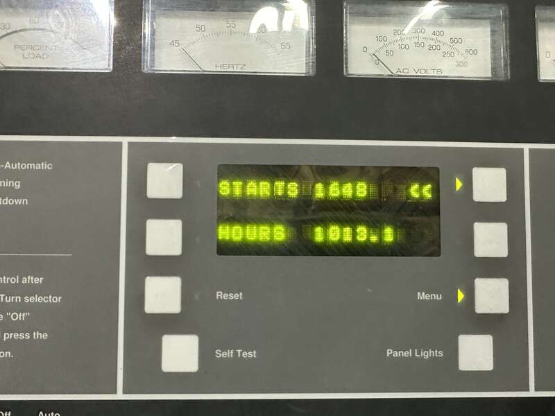Used Cummins DFCB NTA-855-G2 Diesel Generator, 1013 Hrs