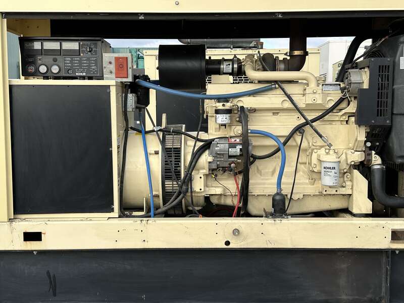 Used Kohler 100REOZJ Diesel Generator, 587 Hrs