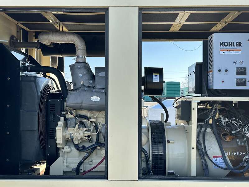 Used Kohler 60REOZJB Diesel Generator, 548 Hrs, EPA Tier 2 Single Phase