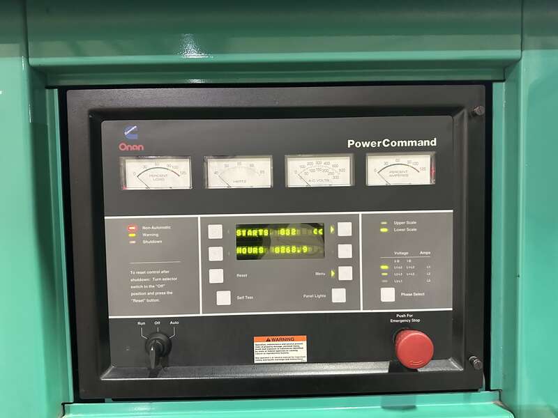 Used Cummins 350DFCC NTA-855-G3 Diesel Generator, 268 Hrs