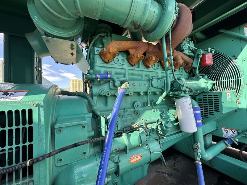 Used Cummins 350DFCC NTA-855-G3 Diesel Generator, 323 Hrs