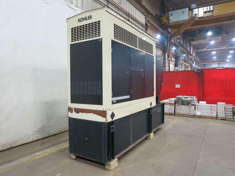 Used Kohler 180REOZJB Diesel Generator, 890 Hrs