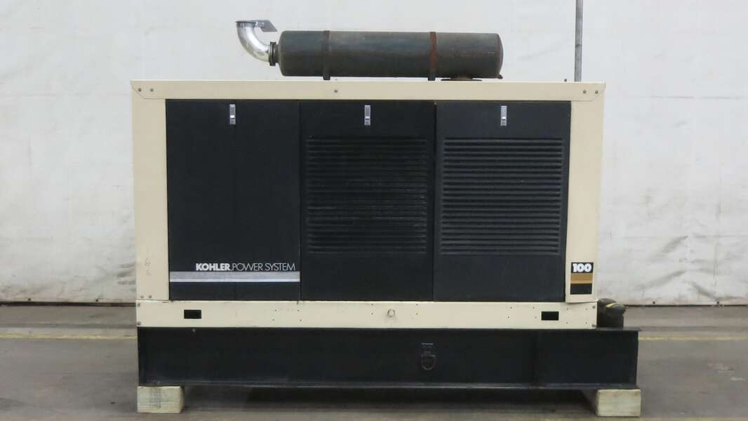 Used Kohler 100REOZJ Diesel Generator, 487 Hrs