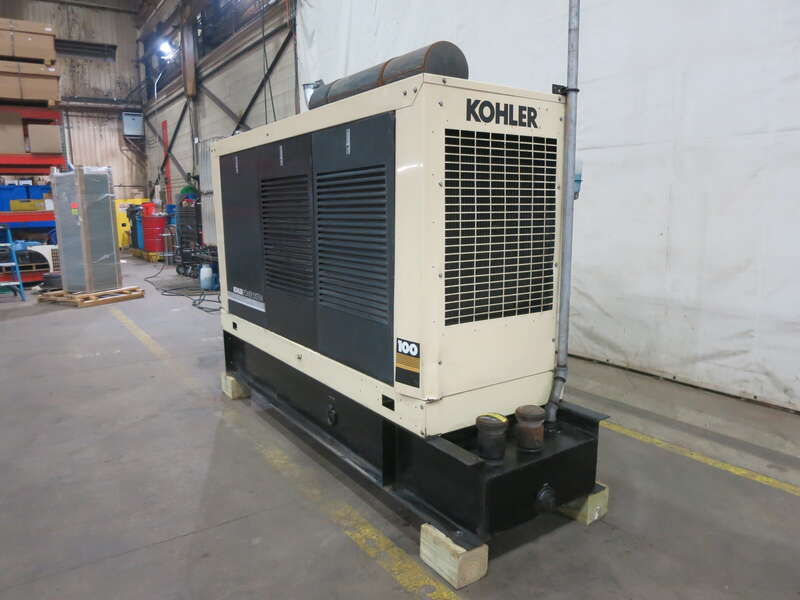 Used Kohler 100REOZJ Diesel Generator, 487 Hrs