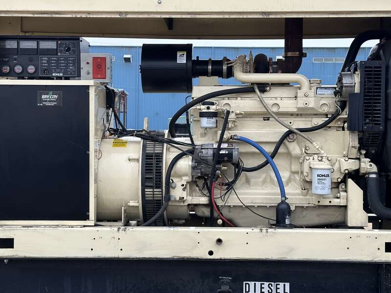 Used Kohler 100REOZJ Diesel Generator, 487 Hrs