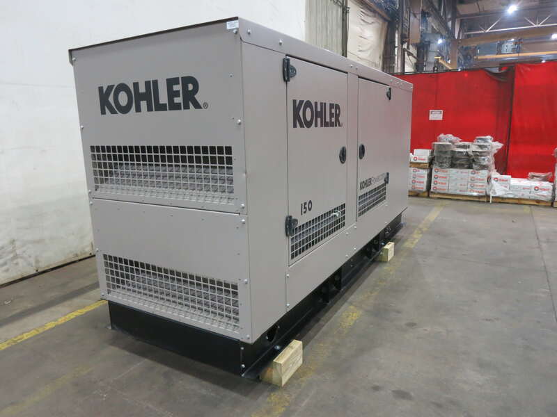 New Kohler 150ERESC Natural Gas / Propane Generator, 0 Hrs, EPA Certified Single Phase