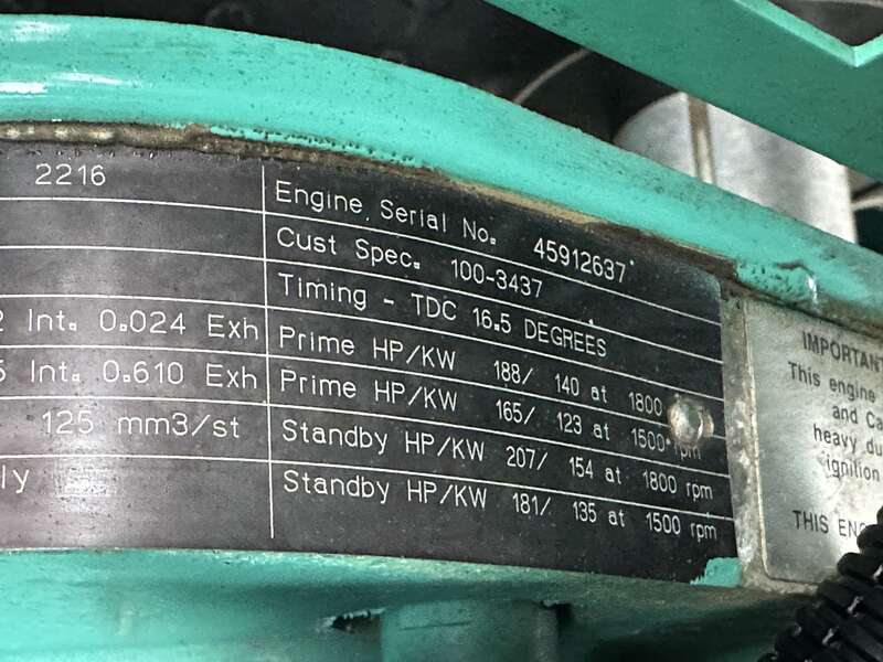 Used Cummins DGEA Diesel Generator, 240 Hrs