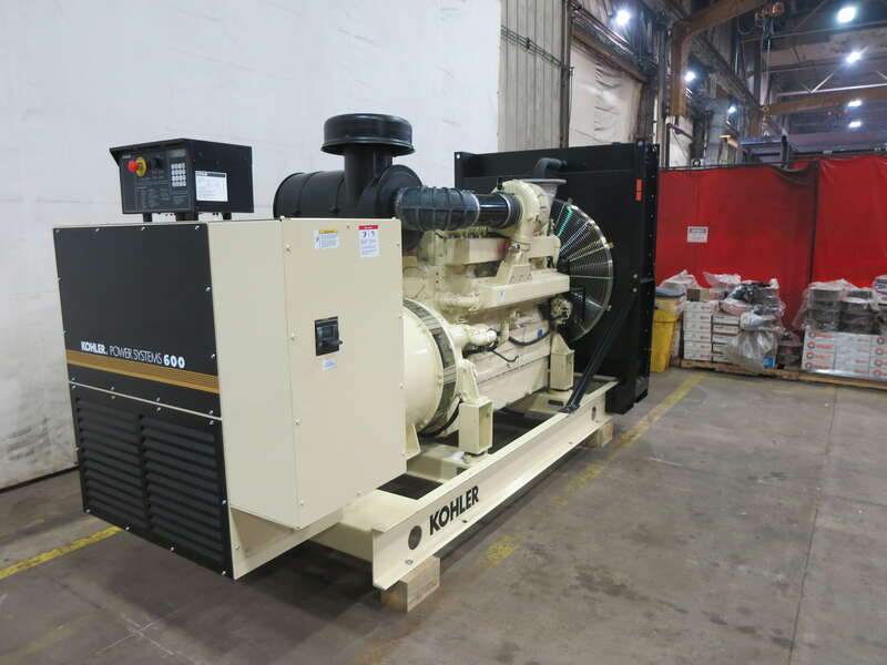 Used Kohler 600REOZM Diesel Generator 2 Hrs