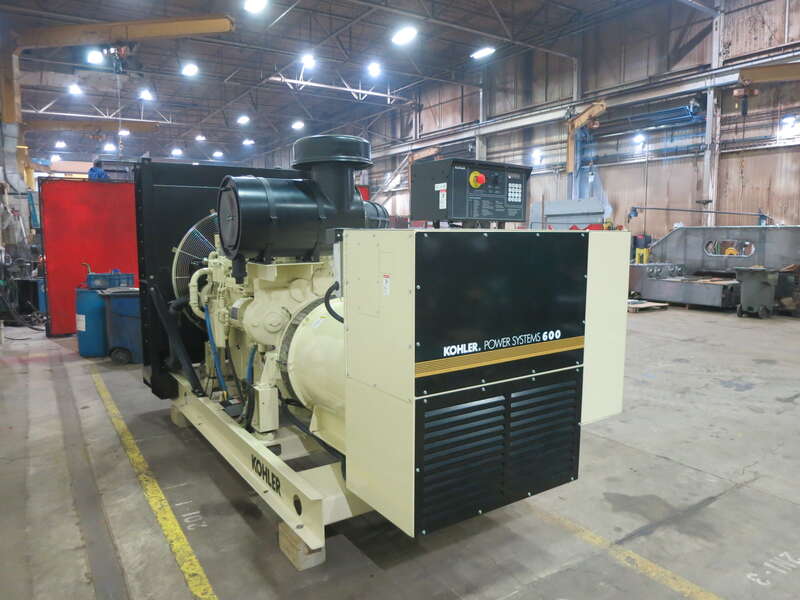 Used Kohler 600REOZM Diesel Generator 2 Hrs