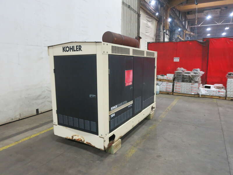 Used Kohler 100RZG Natural Gas / Propane Generator, 778 Hrs
