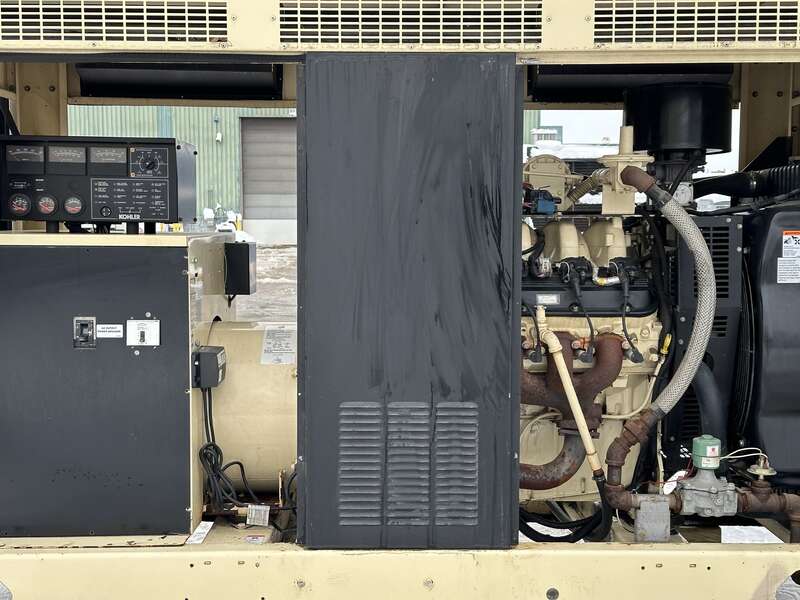 Used Kohler 100RZG Natural Gas / Propane Generator, 778 Hrs