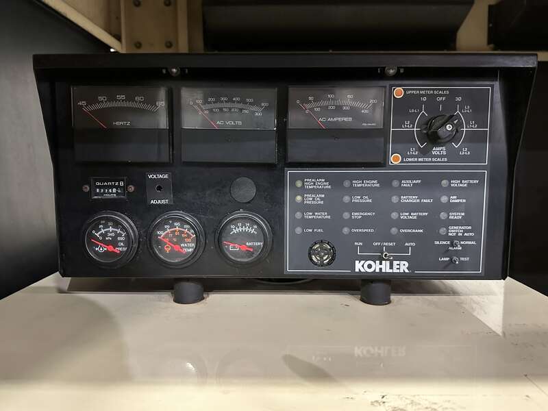 Used Kohler 100RZG Natural Gas / Propane Generator, 778 Hrs