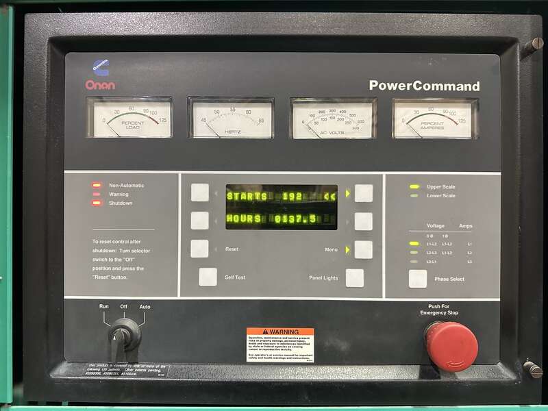 Used Cummins DFLB KTA50-G2 Diesel Generator, 137 Hrs