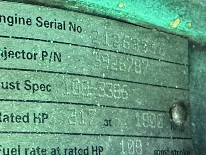 Used Cummins DGFC 6CTA8.3-G1 Diesel Generator, 350 Hours