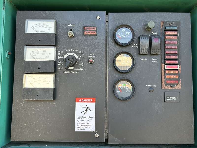 Used Cummins DGFC 6CTA8.3-G1 Diesel Generator, 350 Hours