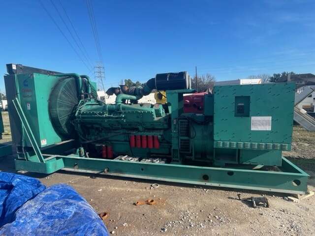 Used Cummins DFLC KTA50-G3 Diesel Generator, 1402 Hrs