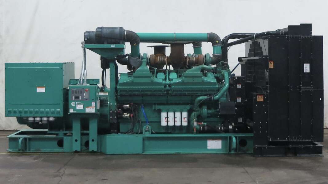 Used Cummins DQKC QSK60-G6 Diesel Generator 973 Hrs, EPA TPEM