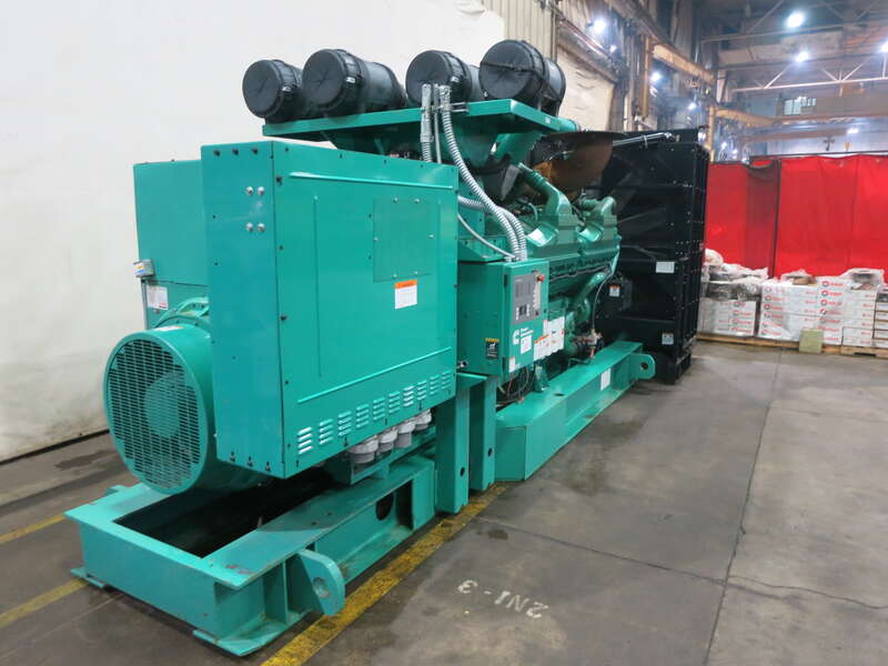 Used Cummins DQKC QSK60-G6 Diesel Generator 973 Hrs, EPA TPEM
