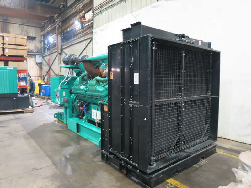 Used Cummins DQKC QSK60-G6 Diesel Generator 973 Hrs, EPA TPEM