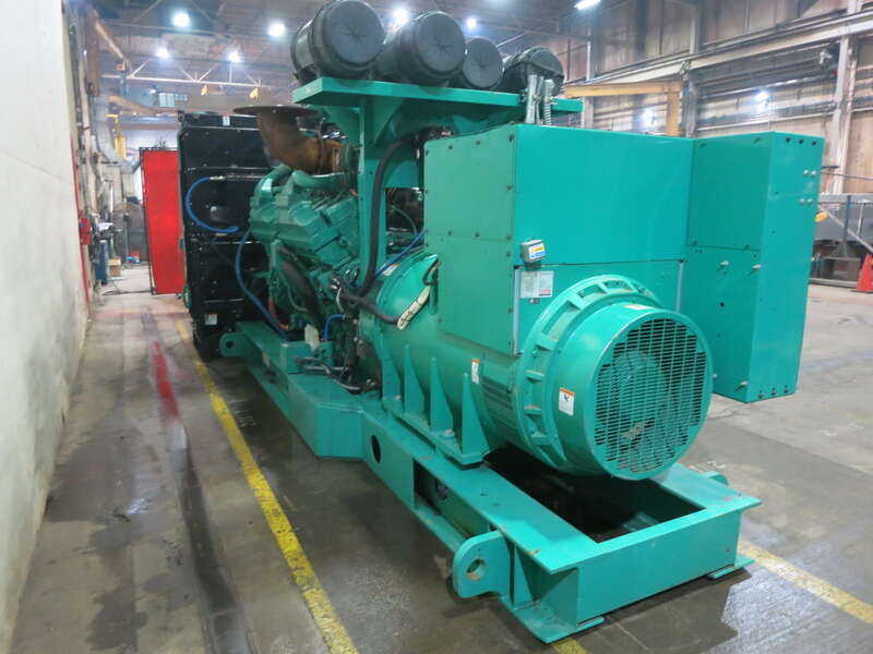 Used Cummins DQKC QSK60-G6 Diesel Generator 973 Hrs, EPA TPEM