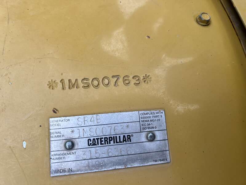 Used Caterpillar 3412 Diesel Generator, 903 Hrs