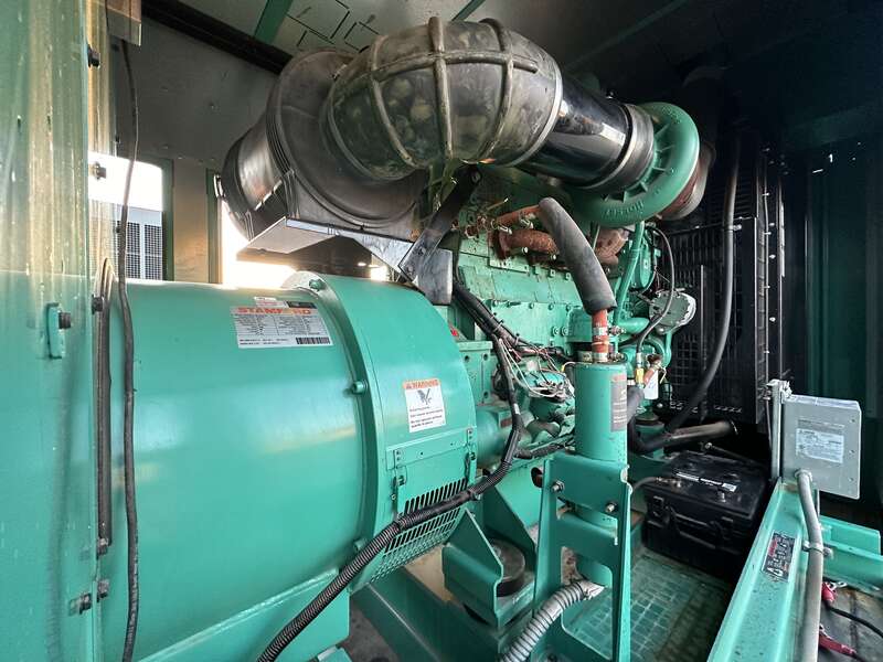 Used Cummins DFEJ QSX15-G9 NR2 Diesel Generator 126 Hrs, EPA Tier 2