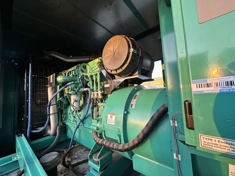 Used Cummins DFEJ QSX15-G9 NR2 Diesel Generator 126 Hrs, EPA Tier 2