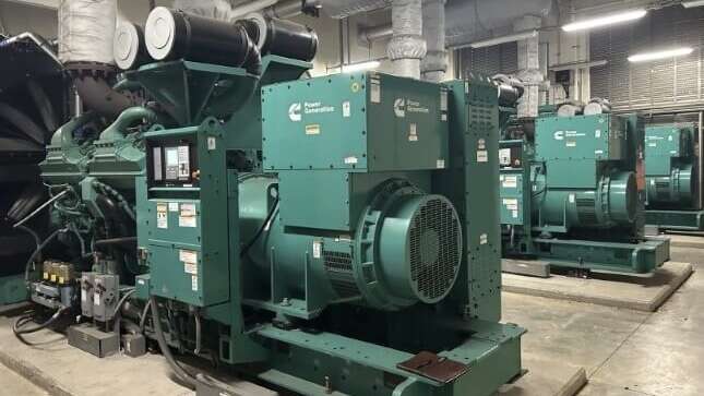 Used Cummins DQKAE QSK60-G6 Diesel Generator 162 Hrs, EPA Tier 2