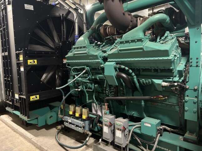 Used Cummins DQKAE QSK60-G6 Diesel Generator 162 Hrs, EPA Tier 2