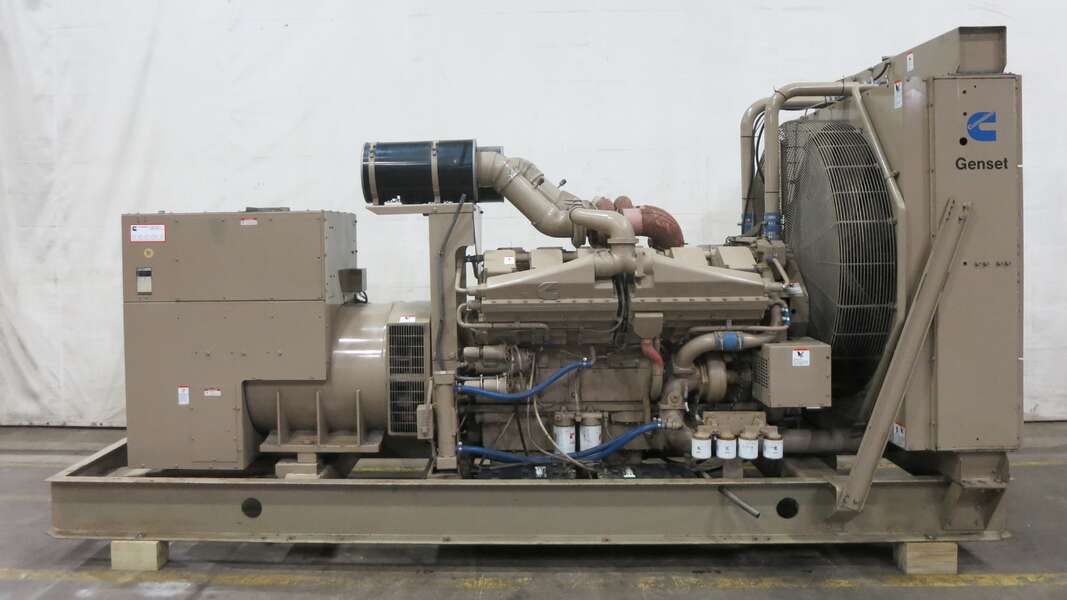 Used Cummins DFJC KTA38-G3 Diesel Generator, 316 Hrs