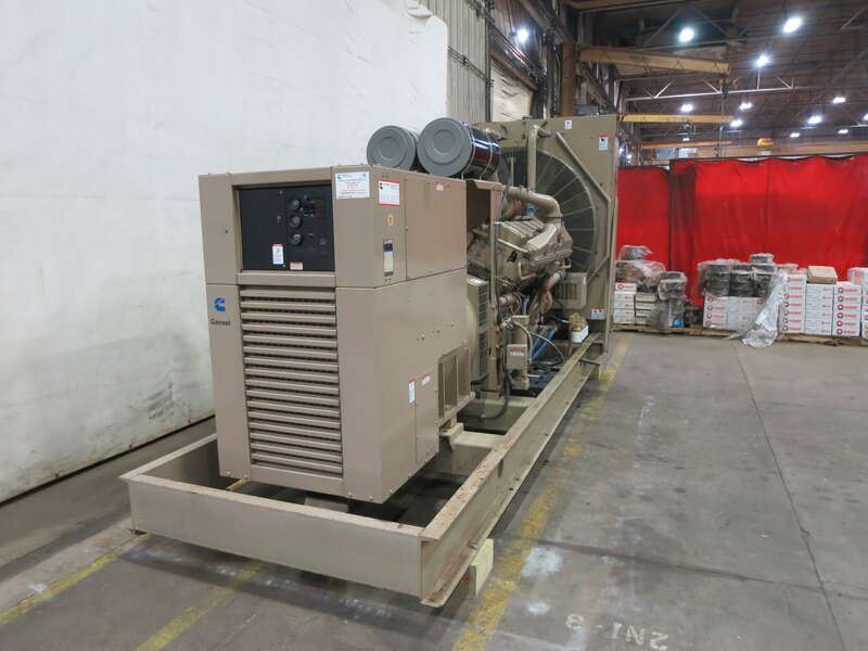 Used Cummins DFJC KTA38-G3 Diesel Generator, 316 Hrs