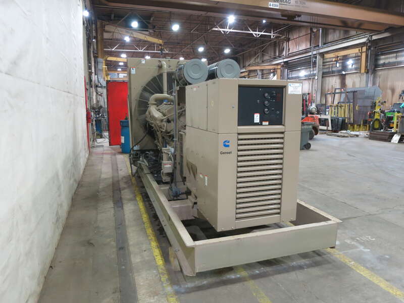 Used Cummins DFJC KTA38-G3 Diesel Generator, 316 Hrs