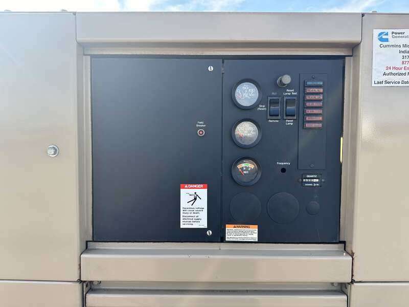 Used Cummins DFJC KTA38-G3 Diesel Generator, 316 Hrs