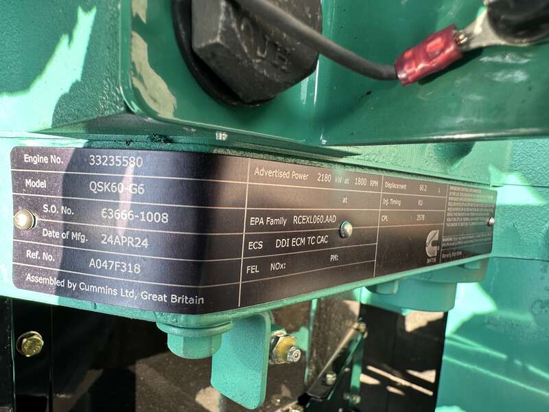 New Cummins DQKAB Diesel Generator, EPA Tier 2